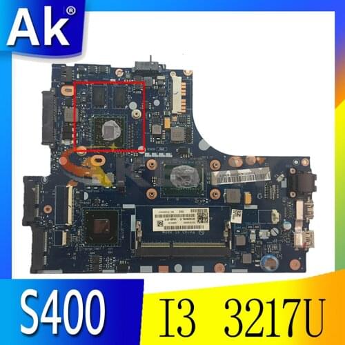 Akemy For Lenovo S400 S400T Laptop Motherboard VIUS3/VIUS3 LA-8952P CPU I3 3217U HM77 GPU HD7450M (touch screen)