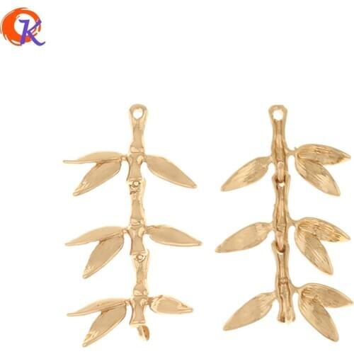 Cordial Design 50Pcs 18*32MM Jewelry Accessories/Charms/Hand Made/Copper/Bamboo Shape/DIY Making/Connectors/Earring Findings