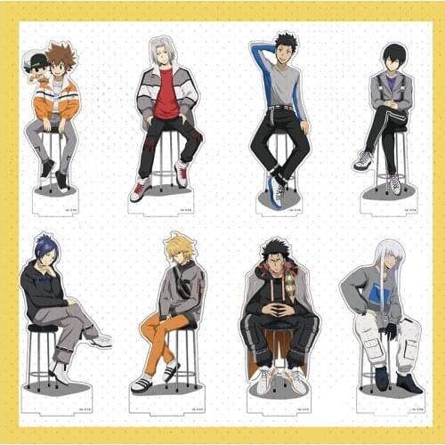 Anime HITMAN REBORN! Decor Collection Gifts Sawada Tsunayoshi Gokudera Hayato Acrylic Stand Figure Display Model Plate Cosplay