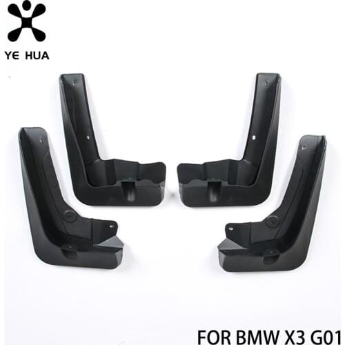 For BMW G01 G02 X3 X4 25i 28i 30i mudguards Specialized Splash Guards Mud Flap Fender Decorations Stickers Car Products 18-20