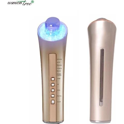 CM-5-2 Electric Ultrasonic Spa Ionic Facial Clean Skin Hydrating Firming Collagen Regeneration Photon Face Care Massage Machine