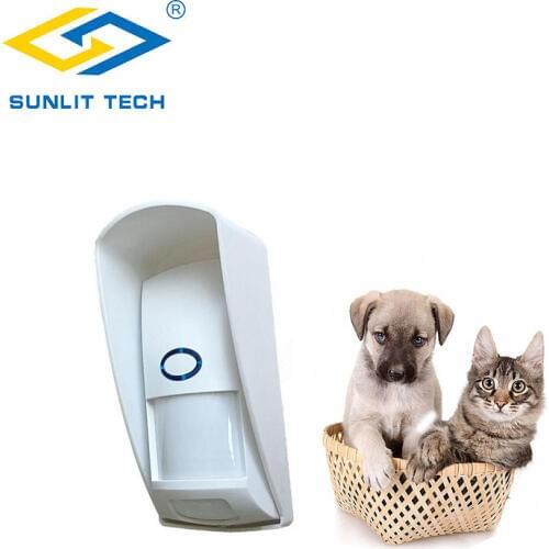 Dual Tech PIR Sensor Pet Immunity Wired Microwave Infrared Motion Sensor Detector Alarm System For Smart Home Burglar Security