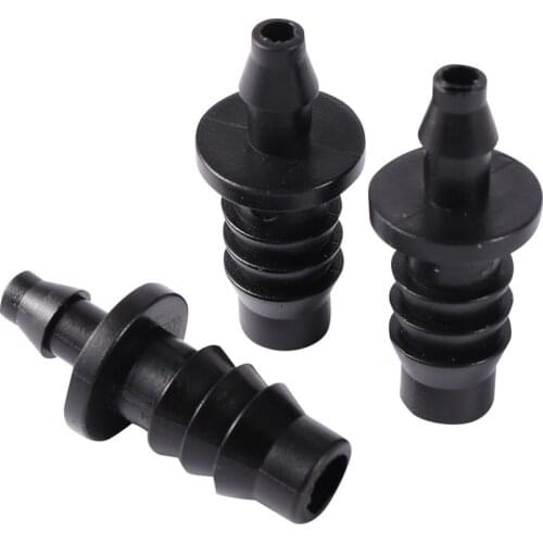 8mm to 4mm Pipe Fittings Barb Straight Connector Irrigation System Hose Reducer Quick Connector Hose Joint 20 Pcs