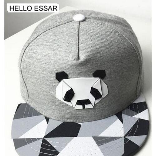 Panda plastic Hat Maple leaves baseball Cap flat-brimmed hat visor caps travel hip-hop Gift 70027