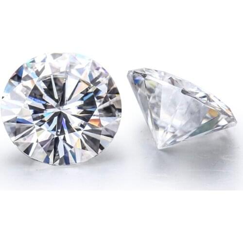 Large Size 11-18mm Round Brilliant Cut 3EX VVS Moissanite Loose Gemstones Price Per Piece