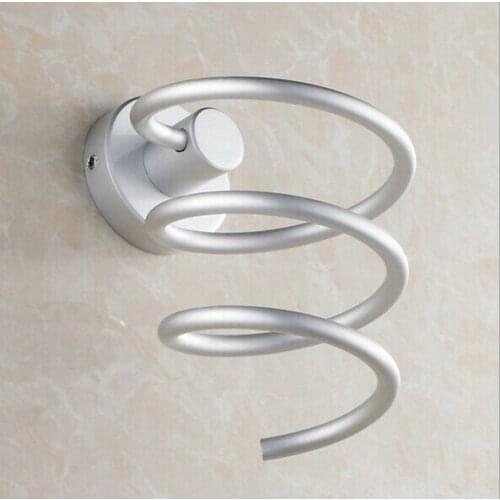 Minimum order is $10 (mix order)Fashion Space aluminum spiral shape shelf for hair dryer in bathroom