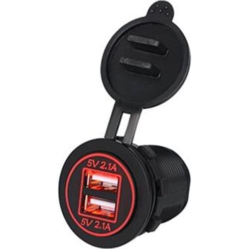 Car Motorcycle USB Modified Charger Accessories For ford focus 2 kia rio 3 chevrolet cruze lada vesta kia rio 4 karcher lada