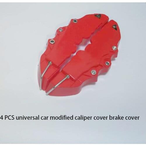 2PCS Universal 3D Brake Caliper Brake Pad Decorative Card Clamp Case Front and Rear Accessory Kit