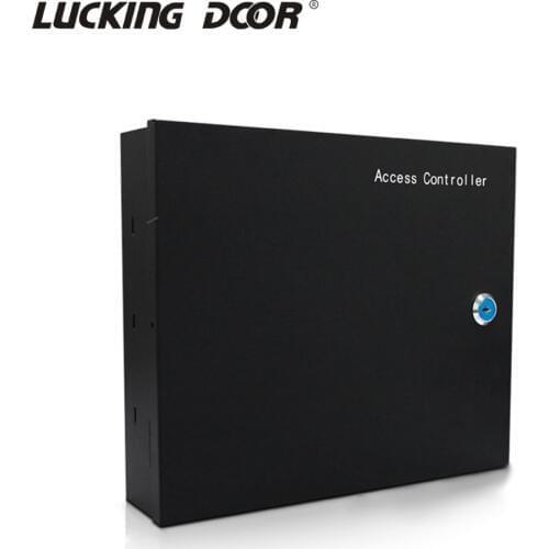 Access Control Panel Board BOX with DC12V 5A Metal Power Supply Converter Box for 1/2/4 Door Office Entry System