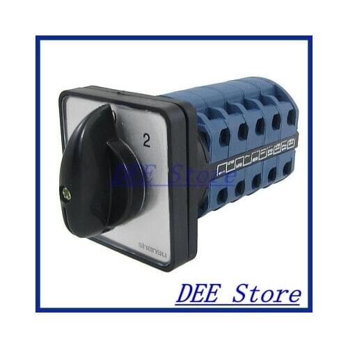 AC 440V 240V 20 Screw Terminals 3 Position Rotary Cam Changeover Switch