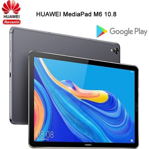 Original HUAWEI MediaPad M6 10.8 inch Kirin 980 Octa Core Android 9.0 Tablet Type-C 7500mAh 2560x1600 Fingerprint IPS Screen