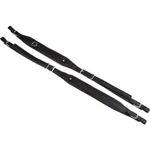 Adjustable Piano Accordion PU Leather Shoulder Straps for 80 96 120 Bass