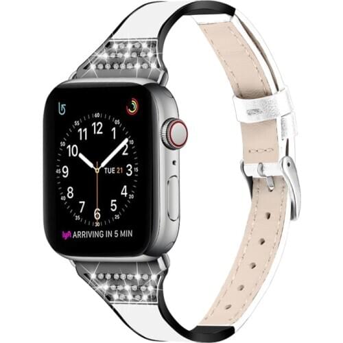 Strap for Apple Watch Band 44 mm 40mm iwatch 42mm 38mm Leather Bracelet Watchband For Apple Watch 5 4 3 2 1 44mm Accessories