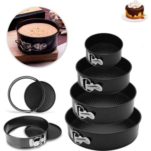 4/7/9/10 Inch Non-Stick Removable Bottom Cake pan set Bake Mould with Lock Divice Bakeware Cake Molds Baking Accessories