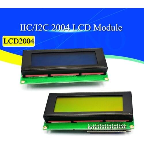 IIC/I2C/TWI 2004 Serial Blue Green Backlight LCD Module for Arduino UNO R3 MEGA2560 20 X 4 LCD2004