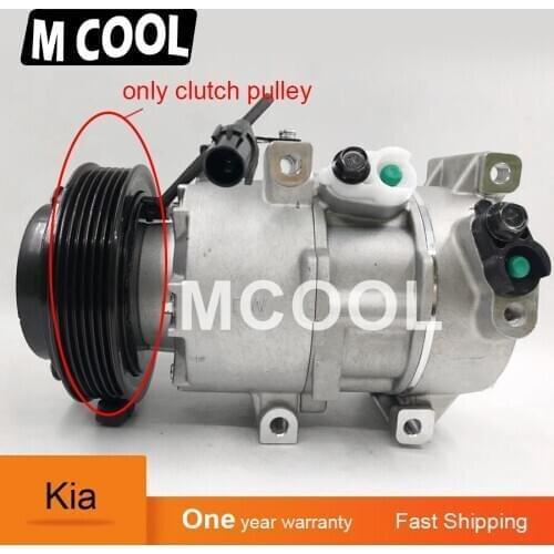 For FreeShipping DV13 Auto AC Compressor 6PK Clutch Pulley for Kia FORTE 977011X020 97701-1X020 1B231-04500 2L152-0194