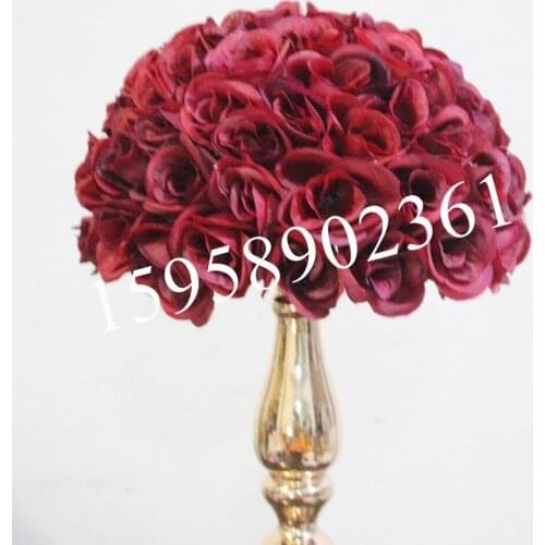 SPR 30cm DARK RED plastic inner wedding kissing ball,12pcs/lot=24pcs half ball,option color,option size