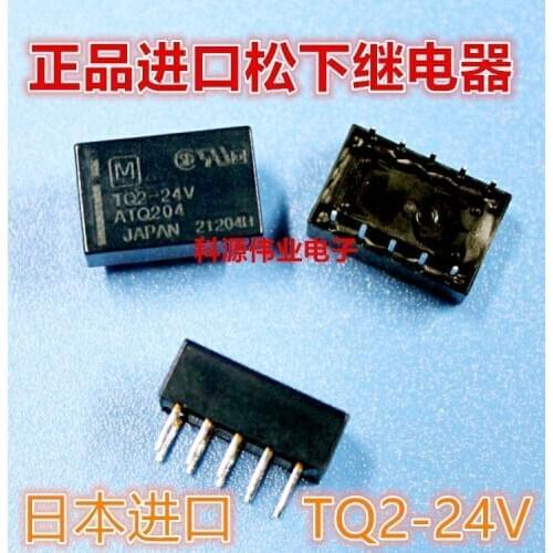 TQ2-24V ATQ204 relay 24VDC two open two closed TQ2-3V.5V.12V