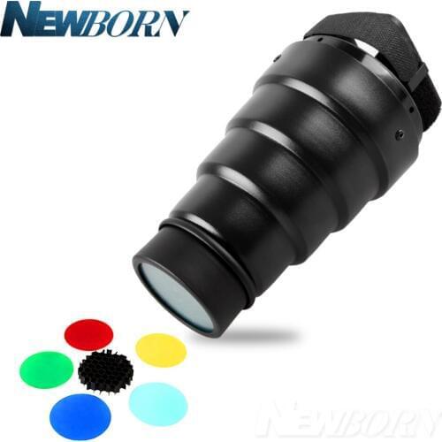 Universal Flash Speedlite Beam tube For Canon 580EX Nikon SB-900 Sony Godox TT685 V850II V860II Yongnuo YN-560IV YN-568