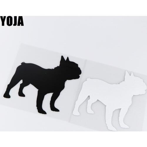 YOJA 15.2X15.5CM French-Bulldog Animal Vinyl Decals Body Decoration Car Stickers ZT4-0094