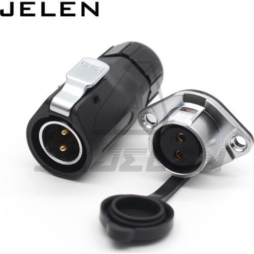 XHE20, IP67 2/3/4/5/6/7/8/9/10/12 pin Waterproof connector Flange 2 holes Panel mount Aviation connector electric box plug