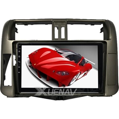 10” DVD Player Installastion Surround Trim Frame Car Audio Frame Radio Fascia GPS Navigation Fascia Panel For Toyota Prado 2010