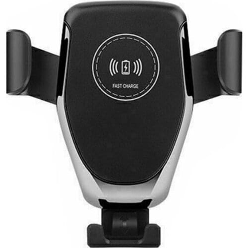 10W Qi Wireless Automatic Car Charging Charger Mount Clamping Air Vent Aluminium Alloy Phone Holder Multiple function Holder