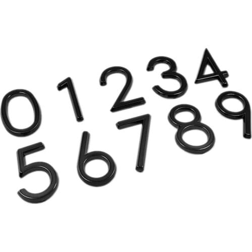 2-Inch House Number for Outdoor Mailbox Number Address Number Sticker for Home Office House Number (Black, 10 Pcs)