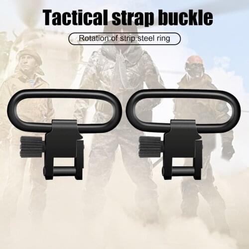 20g/40g 2pcs 1-inch QD Swivel Stud Strap Buckles Metal Quick Detachable Airsoft Gun Sling Mount Ring Hunting Gun Accessories