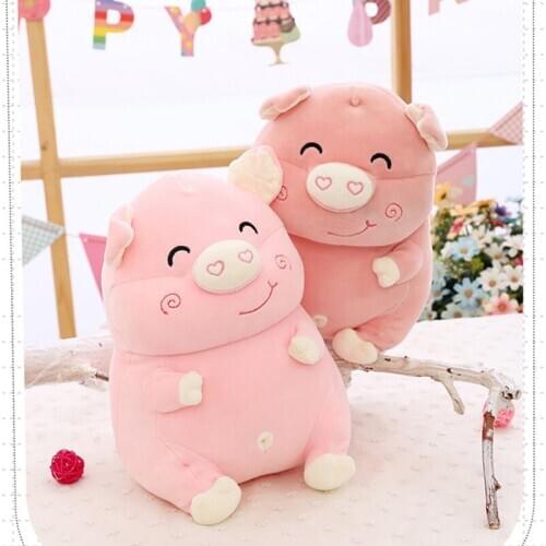 30/40cm Smile Pig Plush Toy Animals Dolls Soft Pillow