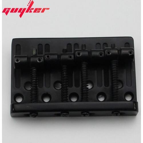 4 string black bass bridge tailpiece 19mm spacing BB101