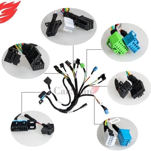 5 In1 EIS ELV Test Cables With Dashboard Connector Maintenance Work For VVDI MB BGA TOOL CGDI Prog EIS ELV Full Set