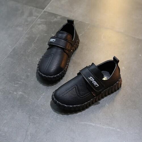 Childrens Leather Shoes For Boys Girls Sneakers For Kids Baby Boys Casual Leather Peas Shoe s Toddler Girls Soft Bottom Shoes