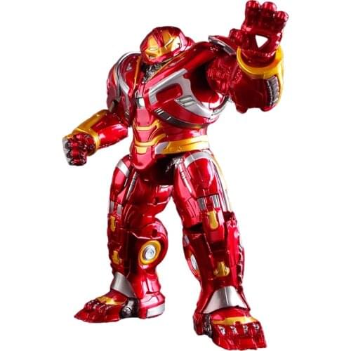 8 Inchs Disney Marvel Legends Avengers Iron Man Figma Robert Bruce Banner Doll Hulkbuster Figure Action Can Shine Free Shipping