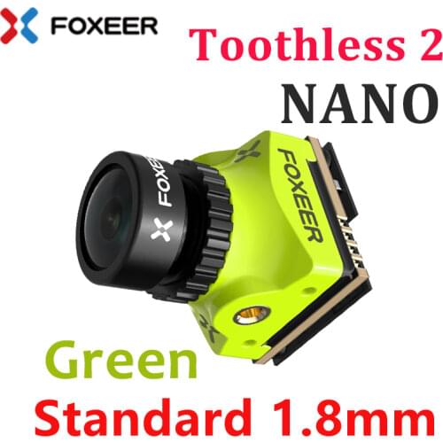 Foxeer Toothless 2 Mini/Micro/Nano CMOS 1/2 1200TVL PAL/NTSC 4:3 16:9 FPV OSD Camera Natural Image For RC FPV Racing Drone