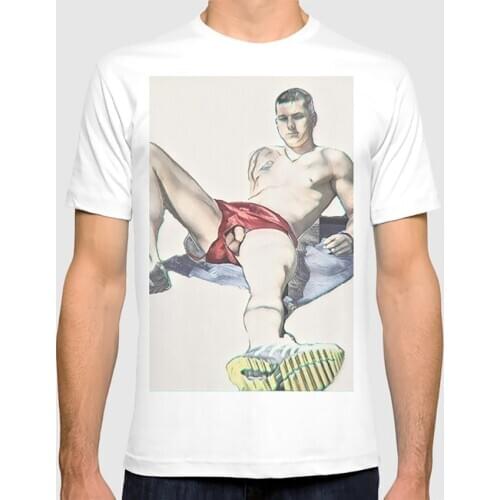 T Shirt Men High Quality Aesthetic Cool Vintage T-Shirt Harajuku Streetwear Anime Shirt Stranger Things Funny T Shirts