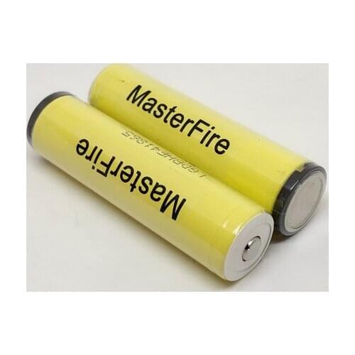 MasterFire 2pcs/lot HE4 Chem 18650 ICR18650HE4 20A discharge lithium battery cell 2500mah protected batteries with PCB