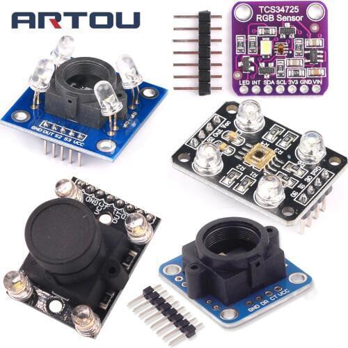 GY-33 TCS230 TCS3200 TCS34725 Color Sensor Color Recognition Development Board Module