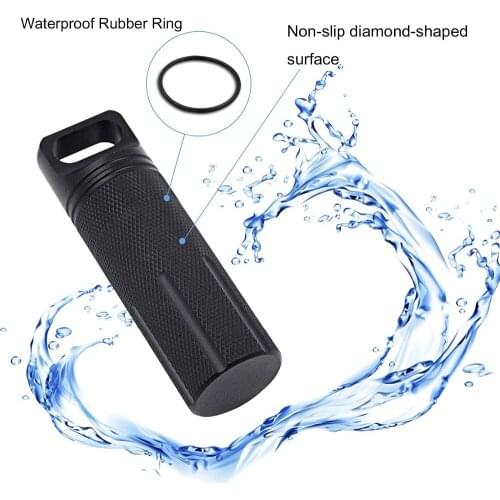 Outdoor Strong CNC Waterproof Emergency First Aid Kits Safety Survival Pill Bottle Aluminium Camping EDC Tank Box for Cigarettes