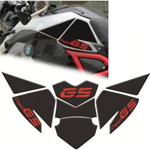 Fuel Tank Stickers for BMW F800GS Fuel Tank Fish Bone Stickers Modified Carbon Fiber Fuel Tank Stickers Non-slip Stickers