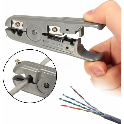 New RJ45 RJ11 CAT6 CAT5 Punch Down Network LAN UTP Cable Stripper Cutter Plier