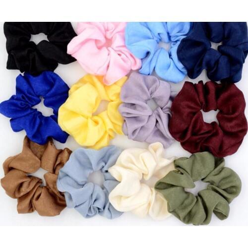 New arrival Fashion womens lovely velvet soft Hair band cute hair Scrunchies girls Hair Tie Accessories Ponytail Holder
