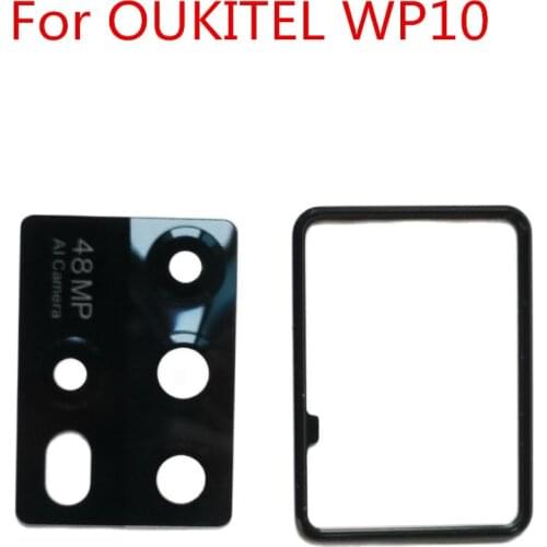 New Original For OUKITEL WP10 5G Phone Rear Back Camera Lens Glass Spare Part Screen Frame Protective For OUKITEL WP10