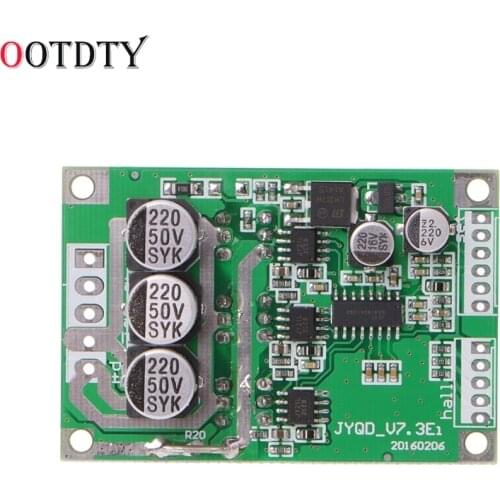 OOTDTY DC 12V-36V 15A 500W Brushless Motor Controller Hall BLDC Driver Board