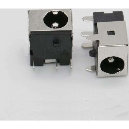 Socket notebook power socket female seat five feet pin with column inline high temperature half pack