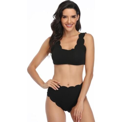 Special Snake Cloth Solid Bikini Sexy Gold Velvet Fabric Pure Color Hot Sale Split Swimsuit Cross Straps Womens Beach Swim