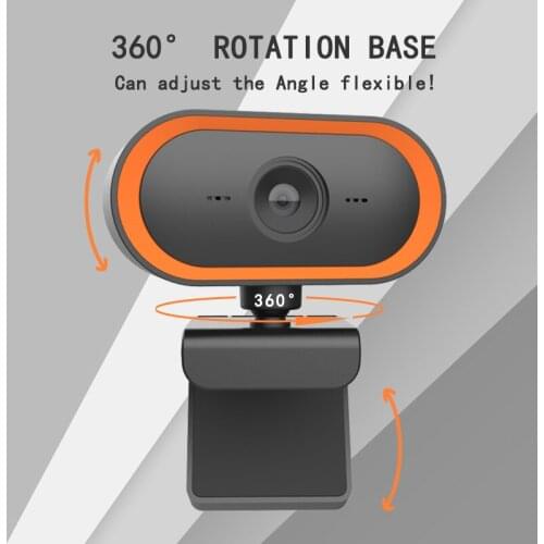 2K Full HD Webcam 1080P Webcam Auto Focus Drive-free USB Webcam With Microphone for PC Computer Mac Laptop Desktop Webcam