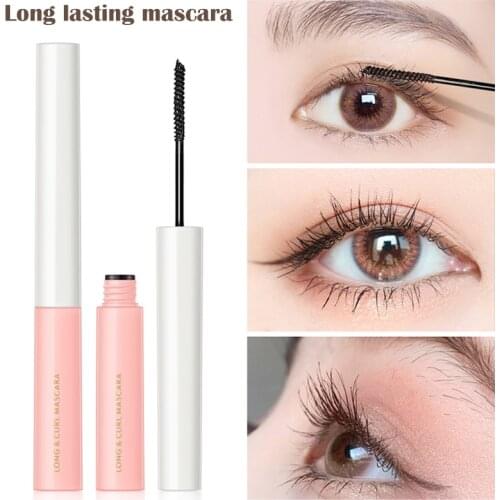 Waterproof Long Lasting Mascara with Very Fine Brush Long Nature Curly Mascara SANA889
