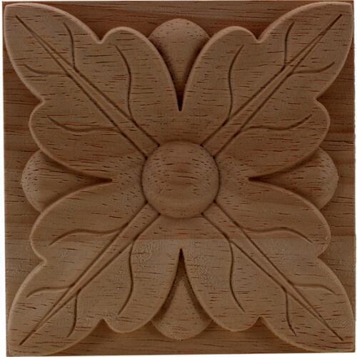 VZLX Woodcarving Decal Pretty Patterns Wood Appliques Carved Miniatures Wooden Figurine Crafts Furniture Window Home Decor