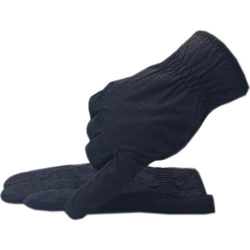 Winter mens fabric thickened gloves to keep warm new work outdoor mens gloves artificial rabbit fur lining plus fertilizer plu